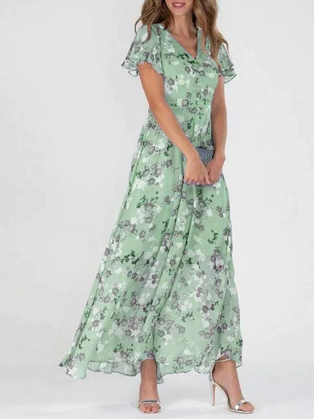 Maxi Dress for Women Flattering Fit Breathable Fabric