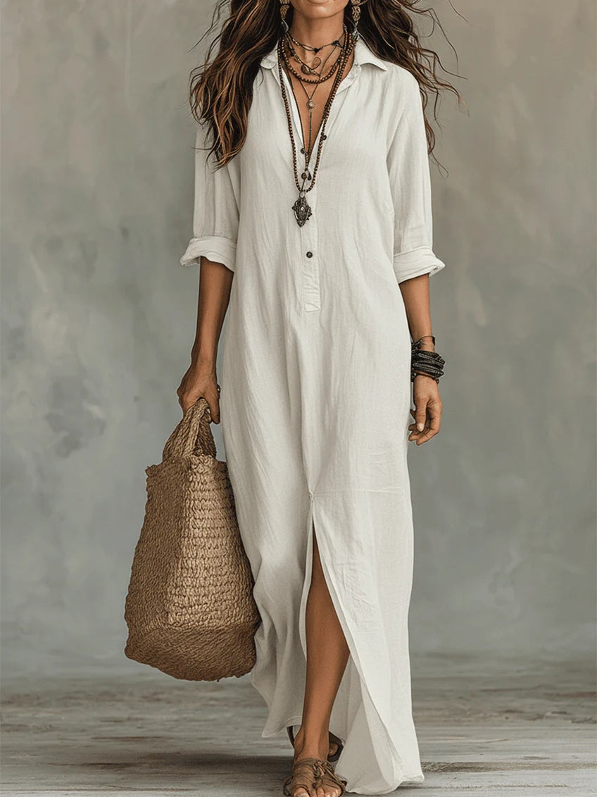 Dress for Women Elegant Flowing Maxi Casual Wear