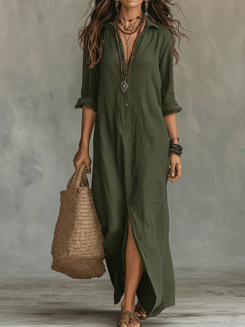 Dress for Women Elegant Flowing Maxi Casual Wear