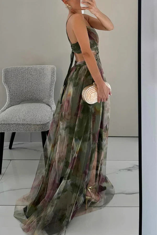 Women's Maxi Dress Flowing Silhouette Romantic Occasion