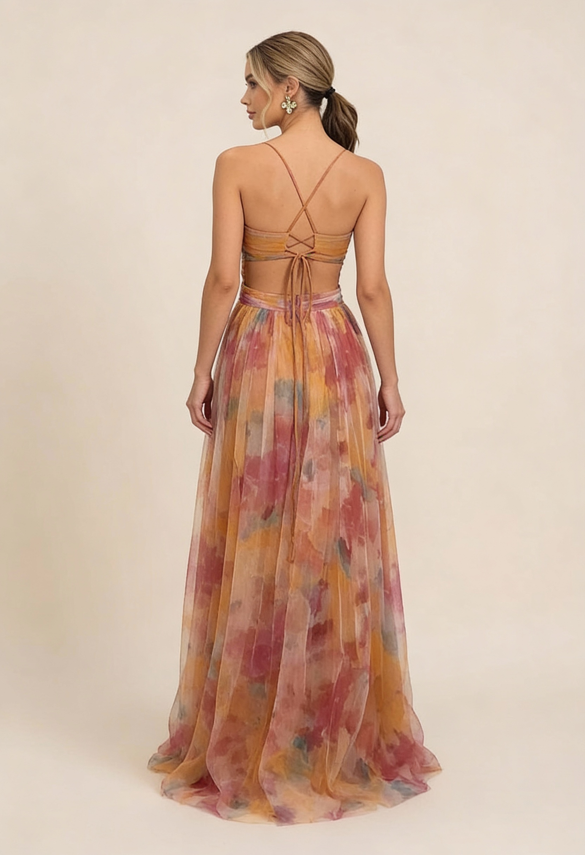Women's Maxi Dress Flowing Silhouette Romantic Occasion