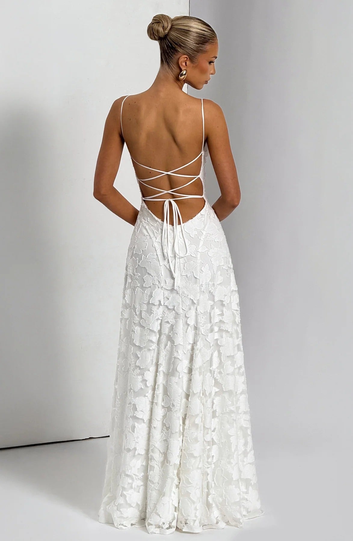 Dress for Women Floral Jacquard Maxi Sleeveless