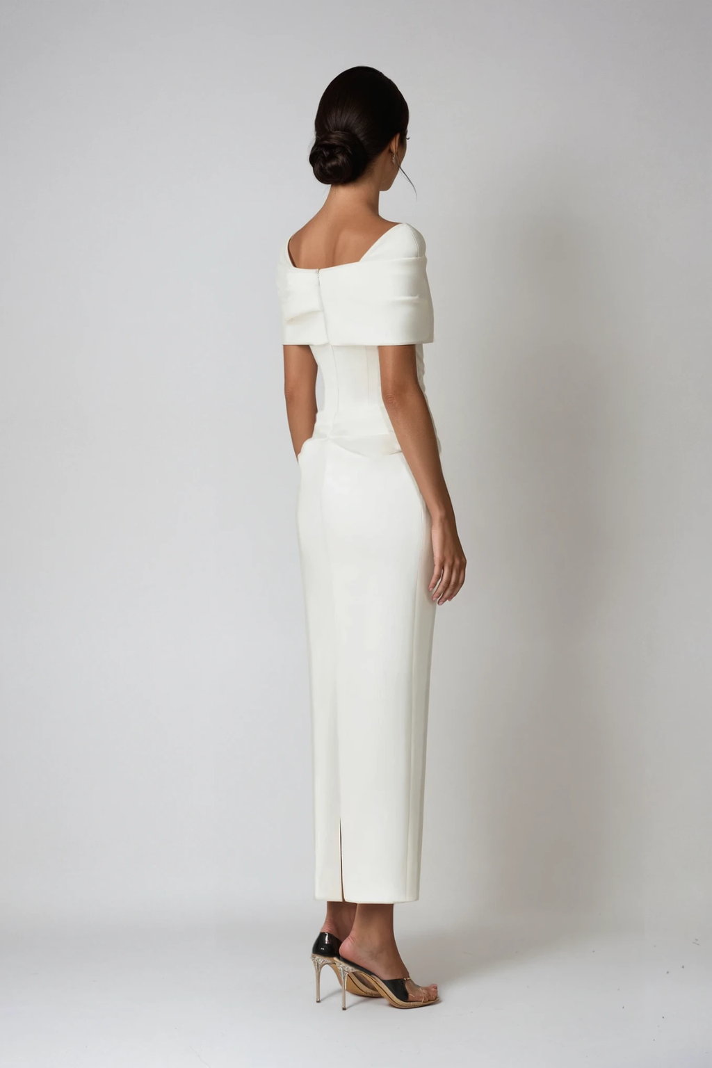 Women's Maxi Dress Off-Shoulder Ruched Elegant Evening