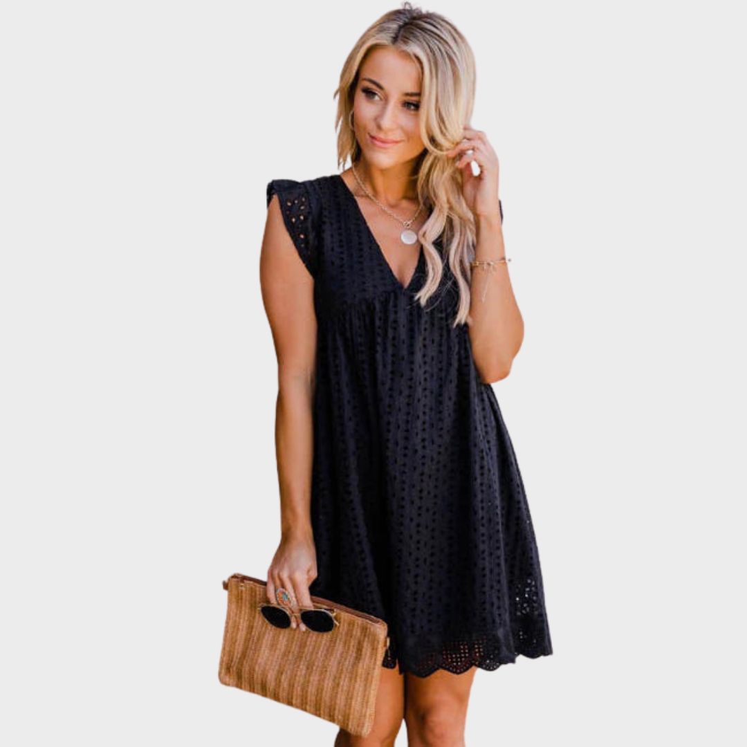 Summer Dress for Women with Pockets and Shorts