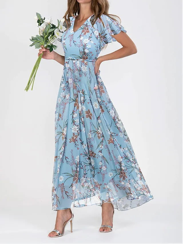 Maxi Dress for Women Flattering Fit Breathable Fabric