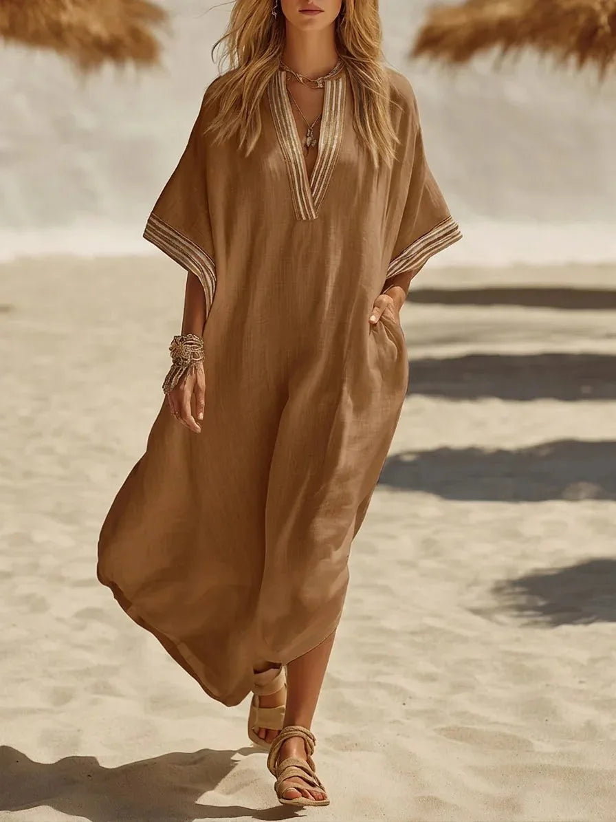 Maxi Dress Women Lightweight Breathable Flowy Summer