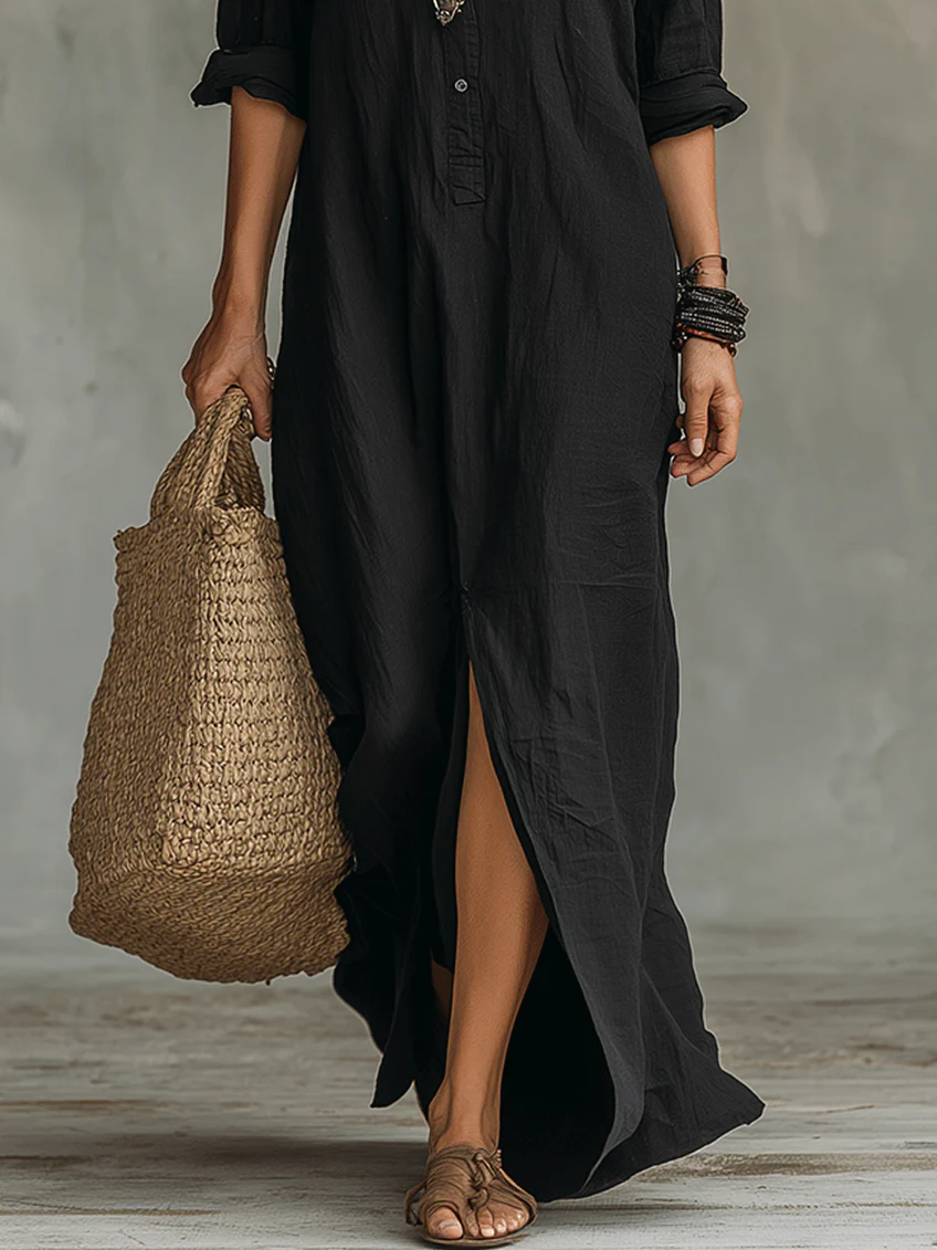 Dress for Women Elegant Flowing Maxi Casual Wear