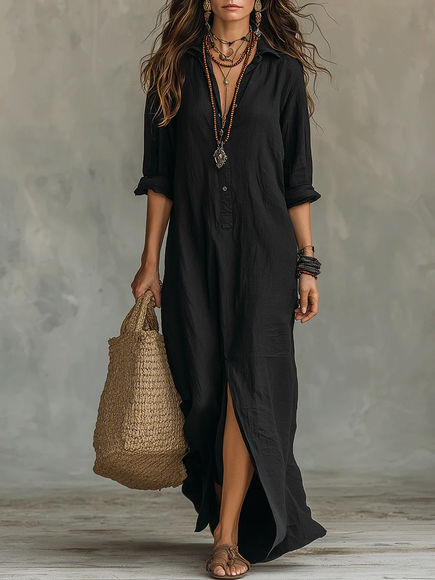Dress for Women Elegant Flowing Maxi Casual Wear