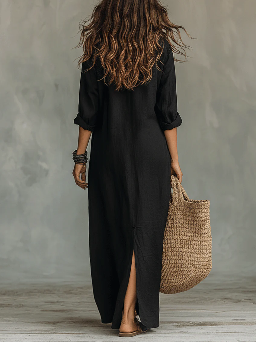Dress for Women Elegant Flowing Maxi Casual Wear