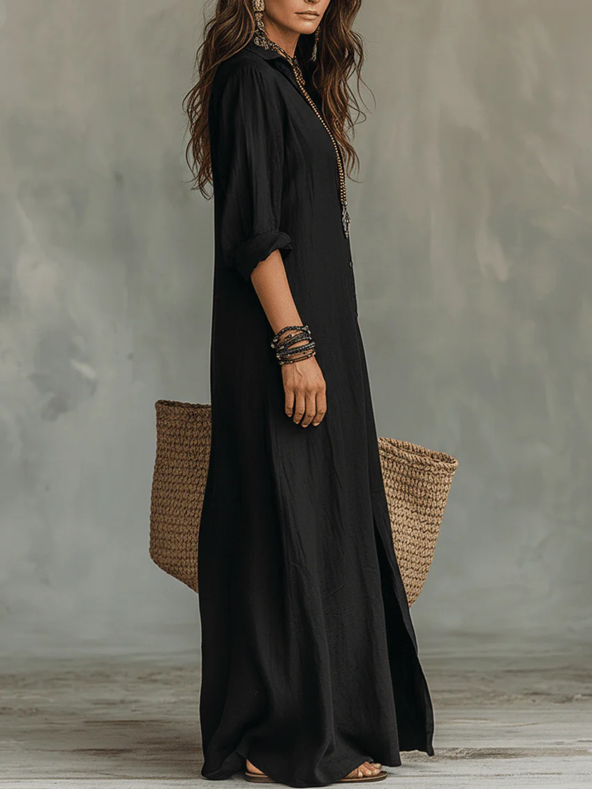 Dress for Women Elegant Flowing Maxi Casual Wear