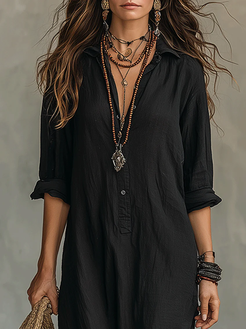Dress for Women Elegant Flowing Maxi Casual Wear