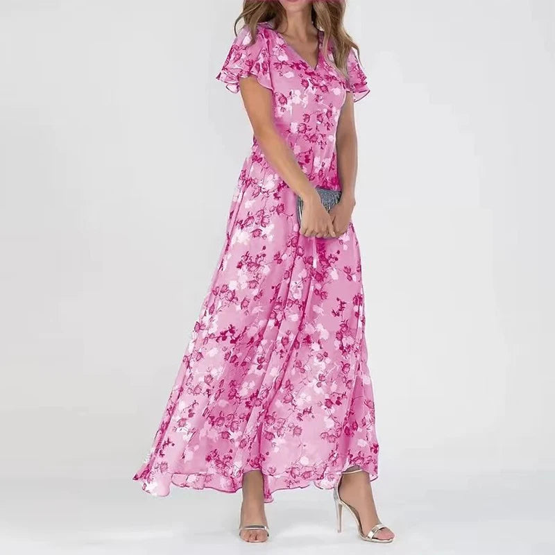 Maxi Dress for Women Flattering Fit Breathable Fabric